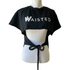 WAISTED CUT OUT TIE TEE Size M