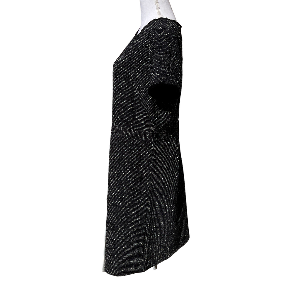 Loft Tweed Black & White Dress NWT