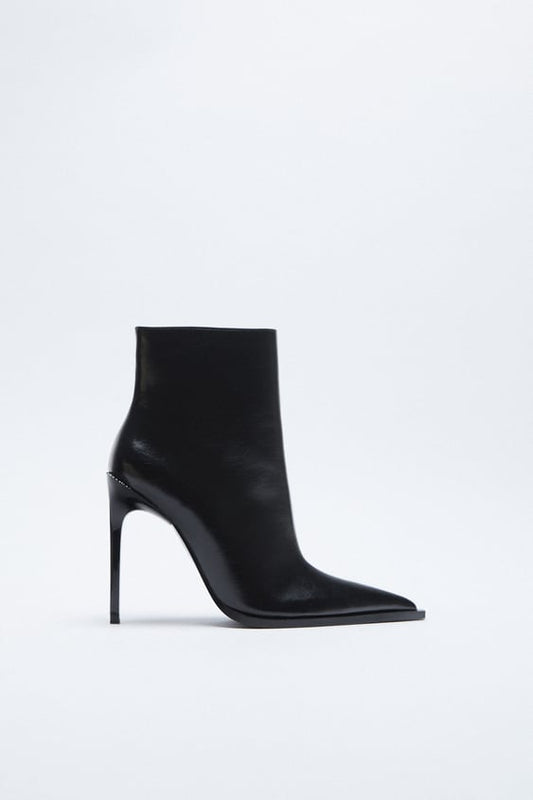 Zara High Heel Ankle Boots Size EU36